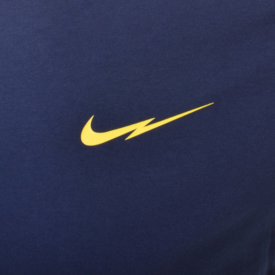 Nike blue and yellow shirt on sale